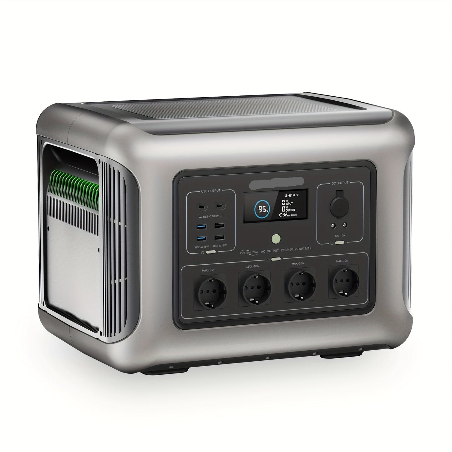 Draagbare Powerstation – Powerbank - Stroomgenerator - Zakelijke Accu – Camping Generator – Noodstroomstation – 2016Wh LiFePO4 Accu – 2500W Zuivere Sinus – 13 Aansluitingen