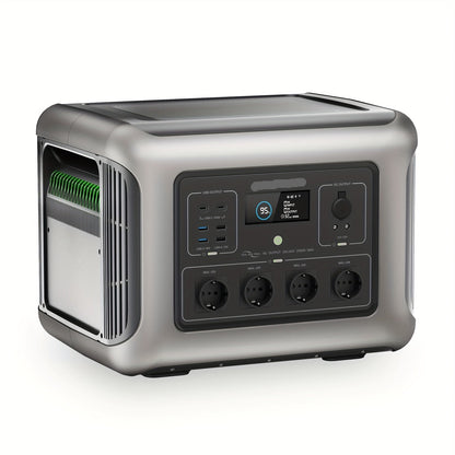 Draagbare Powerstation – Powerbank - Stroomgenerator - Zakelijke Accu – Camping Generator – Noodstroomstation – 2016Wh LiFePO4 Accu – 2500W Zuivere Sinus – 13 Aansluitingen
