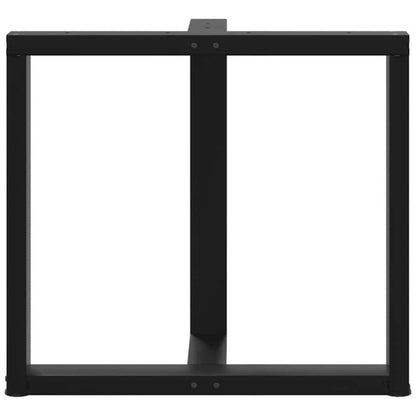 Tafelpoten – Meubelpoten – Tafelpoot Set – Metalen Poten – Zwarte T-vorm – Staal – 70x35x72-73 cm – Robuust & Eenvoudig te Monteren