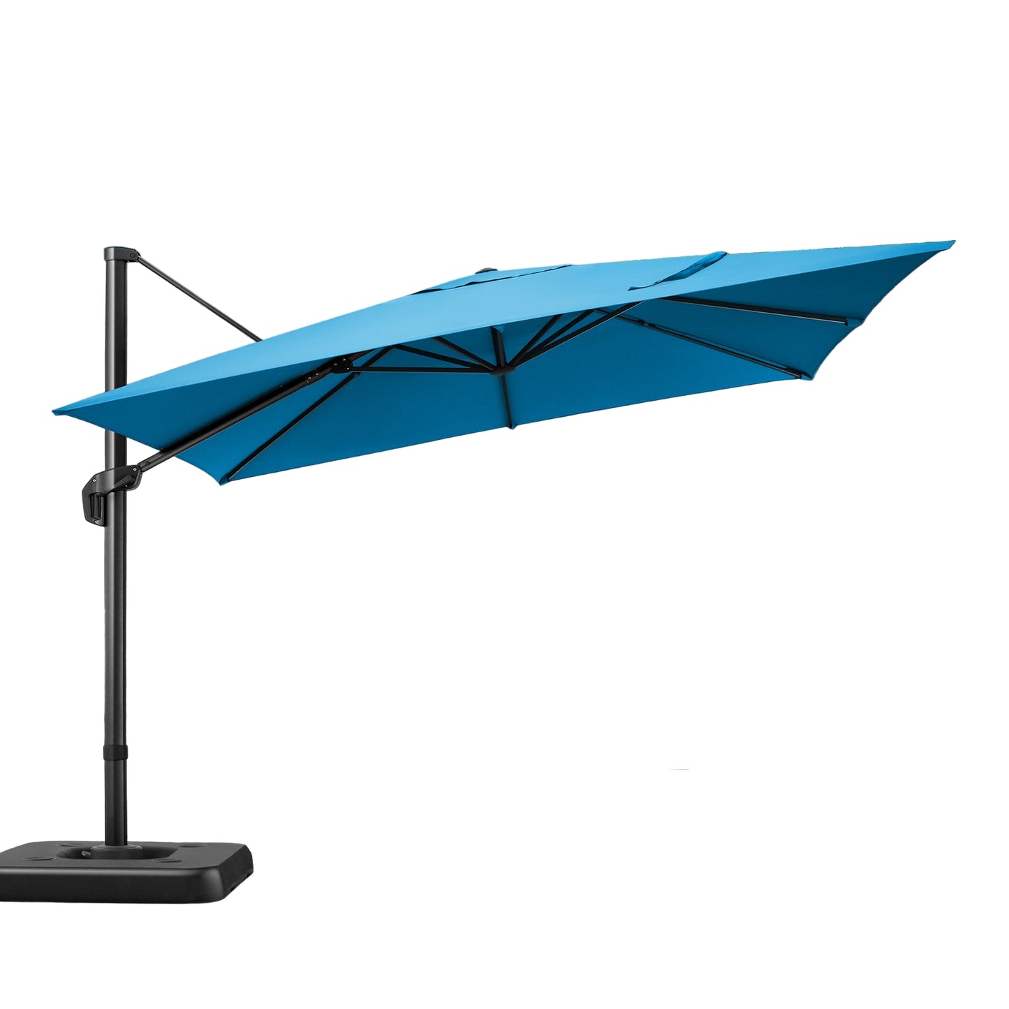 Tuinparasol – Terrasparasol – Patio Parasol – Zonnescherm – Schaduwdoek – Verstelbare Hoogte – UV-Bescherming Met Ademend Mesh