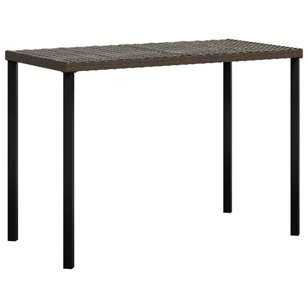 Loungeset – Tuinset – Loungebank – Zitgroep – Loungeset Poly Rattan – L-vormig – Weerbestendig Gepoedercoat Stalen Frame – Inclusief Zachte Kussens