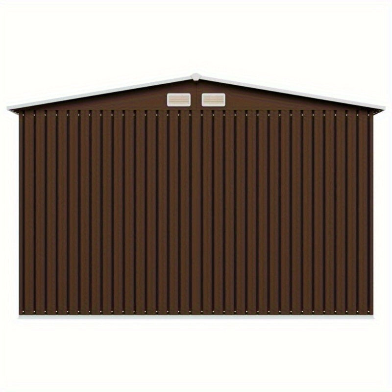 Stalen Tuinschuur – Tuinhuis – Opslagruimte – Berging – Schuur – Mobiel – Tijdelijk – Stevig Alloy Staal – Afmetingen 257x205x178 cm