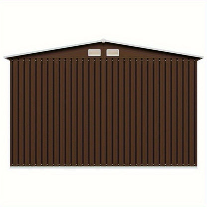 Stalen Tuinschuur – Tuinhuis – Opslagruimte – Berging – Schuur – Mobiel – Tijdelijk – Stevig Alloy Staal – Afmetingen 257x205x178 cm