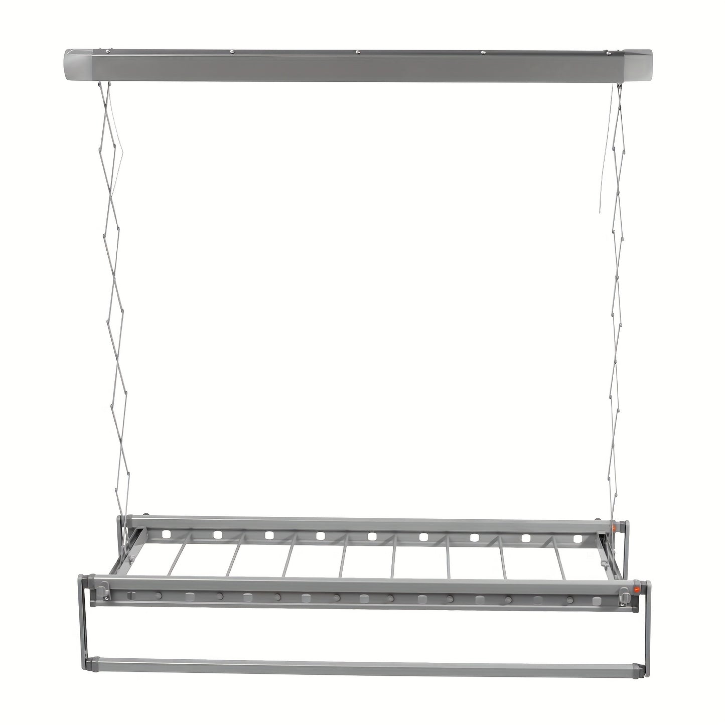 Droogrek Uitschuifbaar – Wasrek – Kledingrek – Balkonrek – Droogstandaard – 8 Stangen – Max 35 kg Draagvermogen – Stalen Constructie