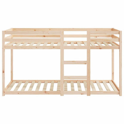 Houten Stapelbed – Hoogslaper – Kinderbed – Etagenbed – Bunkbed – Verstelbare Hoogte 5-Standen – 80x200 cm – Vouwbaar – Zonder Metaal – Lichtgewicht en Ruimtebesparend