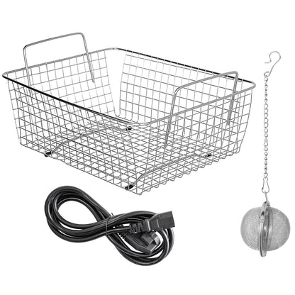 Ultrasoonreiniger – Ultrasone Reiniger – Ultrasoon Reinigingsapparaat – Brillenbad – Reinigingsmachine – 15L RVS Tank – Instelbare Verwarming 20-80°C