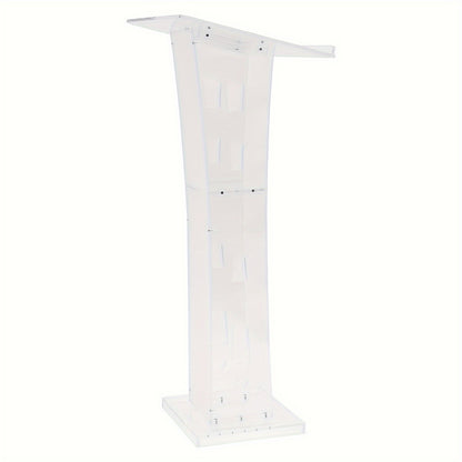 Spreekgestoelte – Lessenaar – Presentatiemeubel – Podium – Katheder – Transparant Acryl – Breukbestendig & Stevige Basis