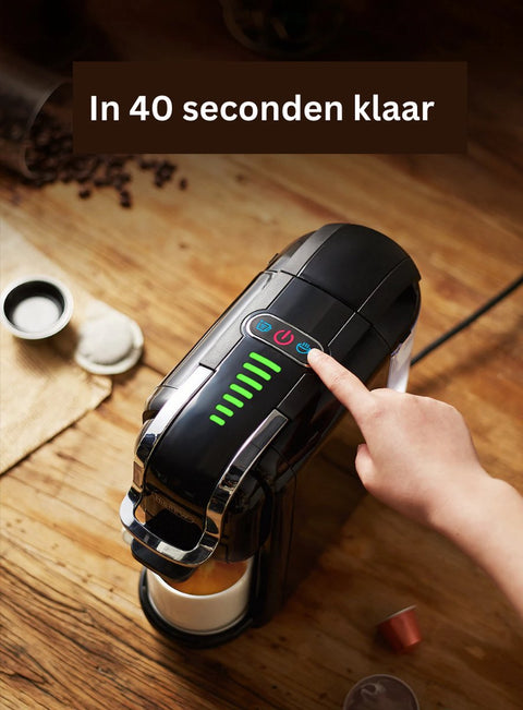 Coffee Machine - Nespresso Coffee Machine - Espresso - Maker - Iced Coffee - 5 in 1 - Black