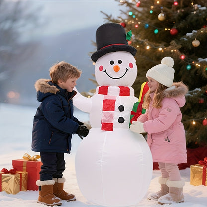 Opblaasbare Sneeuwpop – Kerstsneeuwpop – Buitendecoratie – Winterfiguur – Tuindecoratie – 150 cm Hoog – Weerbestendig Polyester
