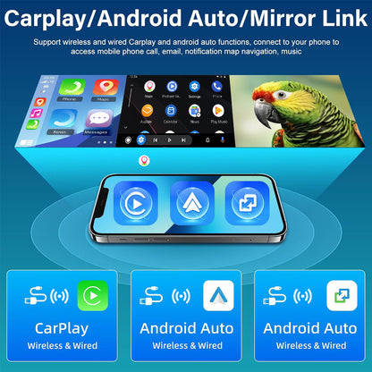 Autoradio Hyundai L20 – Auto Stereo – Multimedia Speler – Navigatie Systeem – Touchscreen Radio – 9-inch HD IPS – Android 15 Systeem – Draadloze CarPlay & Android Auto – AHD Achteruitrijcamera & Stuurwielbediening