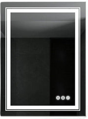 Badkamer spiegel - Badkamerspiegel met verlichting - Inclusief anticondensfunctie - Inclusief touchscreen - Dimbaar - 50x70cm