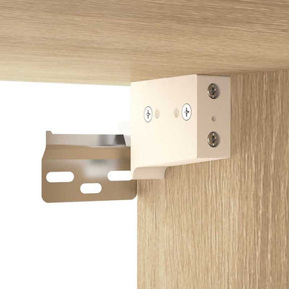 tv meubel – tv kast – tv meubelen – tv dressoir – tv wandmeubel – ruimtebesparend design – Sonoma eiken MDF hout 80x30x30 cm
