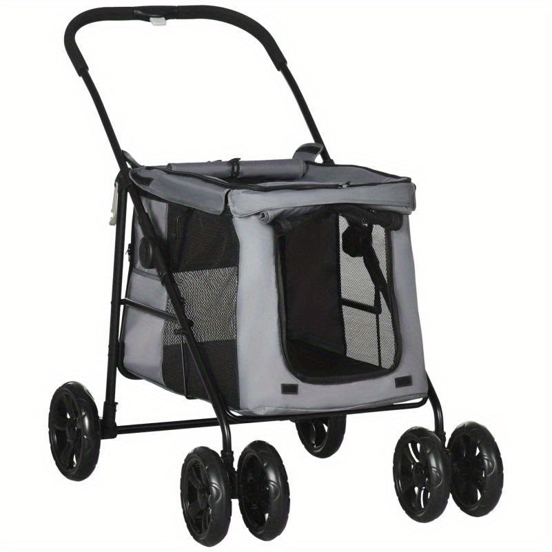 Hondenbuggy – Dierenwagen – Wandelwagen – Hondenkar – Huisdierenbuggy – Opvouwbaar – Oxford Stof – Max. 20 kg – Extra Groot – Lichtgewicht