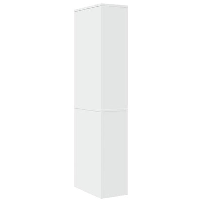 Badkamerkast – Badkamermeubel – Opbergkast – Kolomkast – Smal Kastje – Wieltjes – Hardhouten Materiaal – Lade En Bovenplank
