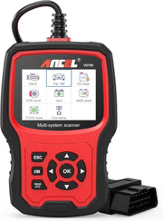 OBD2 Scanner - OBD2 - Diagnose Auto - Storing Verwijderen - Uitleesapparatuur Auto - Diagnosecomputer - Volledige Systeemcodelezer ABS EPB TPMS DPF - Zwart