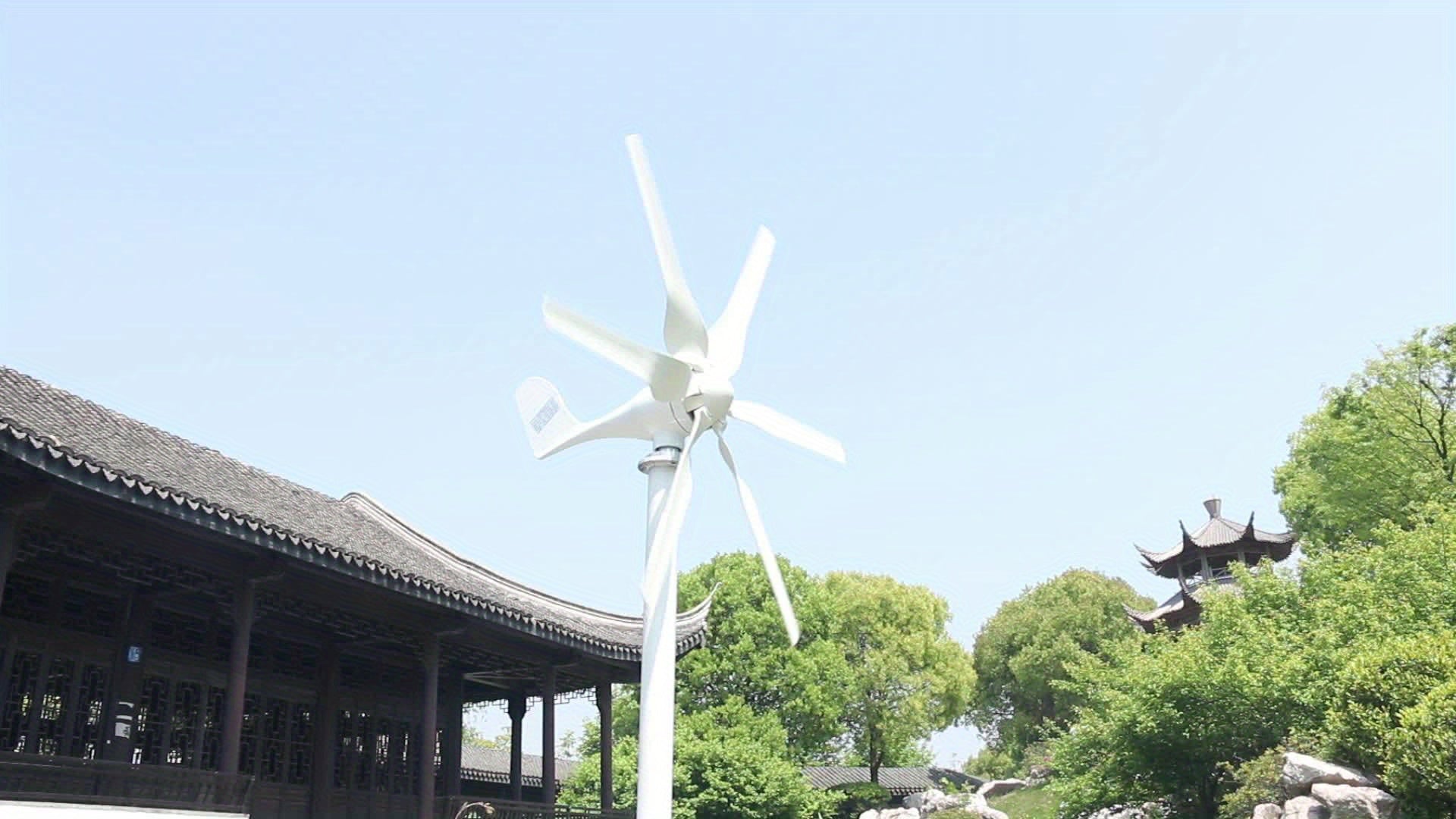Draagbare Windturbine – Mobiele Windgenerator – Off-Grid Energie – Windmolen – 1000W Generator – 48V Aansluiting - QUORE
