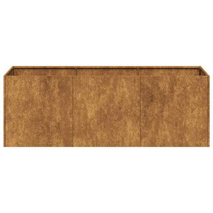 Plantenbak – Bloembak – Bloempot – Moestuinbak – Balkonbak – Groot – Weerbestendig Staal – Rechthoekig 120x40x40 cm – Duurzaam Metalen Design – Eenvoudige Montage