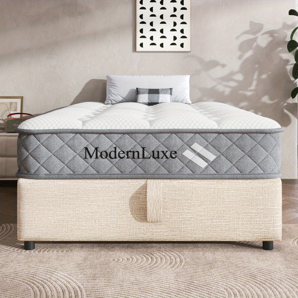 Matras – Orthopedisch Matras – Pocketveren Matras – Koudschuimmatras – Tweepersoons Matras – 140x200 cm – 7-Zones Pocketvering – 20 cm Hoog – Medium Stevig – Euro Top – Ademend Polyester