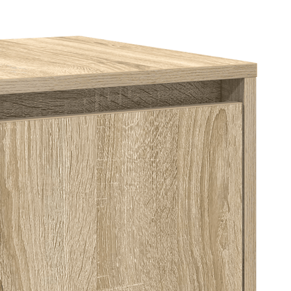 Oak Sideboard Sonoma eiken Gefabriceerd wood 135 x 41 x 75cm Practical and removable