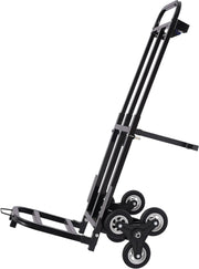 Transportkar - Trap Klimkar - Steekwagen - Draagbare Trap Klimmer - Voor Zware Voorwerpen - Tot 150kg - Zwart