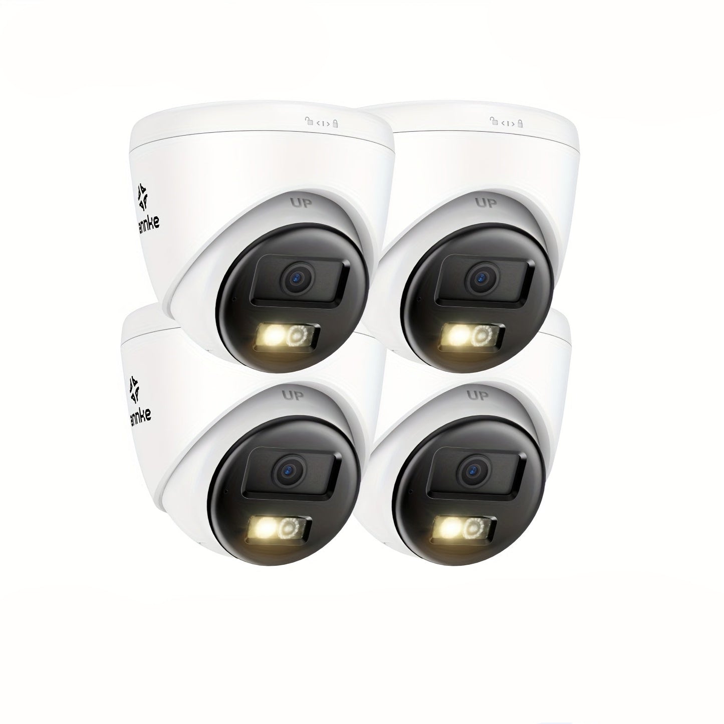 Beveiligingscamera – Bewakingscamera – IP Camera – Buitencamera – Turret Camera – 3K 5MP Resolutie – AI Kleurennachtzicht & Tweerichtingsaudio