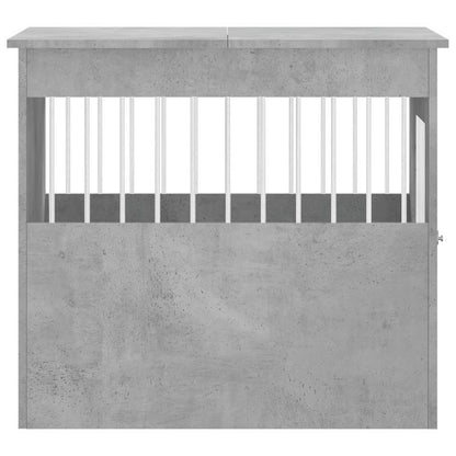Hondenkennel – Hondenren – Buitenkennel – Tuinkennel – Meubelstijl Kennel Grijs – Weerbestendig Hout – Betonlook Afwerking 64,5x80x71 cm