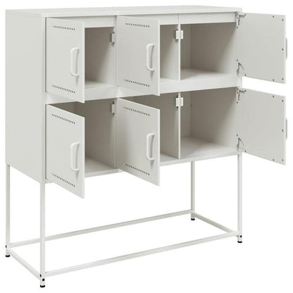 Sideboard 100.5x39x107cm steel wit Practical and removable