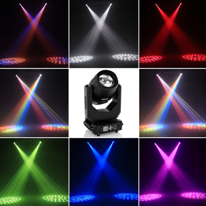 Movinghead – Podiumverlichting – Disco Licht – DJ Verlichting – Lichteffect – Krachtige 280W Halogeenlamp – 13 Kleuren en Gobos