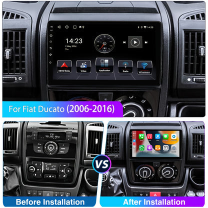 Multimedia Car Stereo – Autoradio – Android Auto – 2-DIN Speler – Multimedia Speler – 9 Inch IPS Touchscreen – Android 14 Met Microfoon & Camera