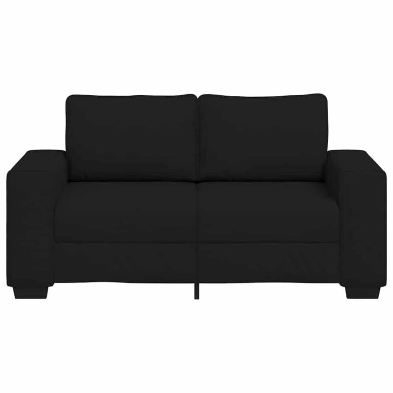 2-Zits Hoekslaapbank – Slaapbank – Zitbank – Slaapbankje – Hoekbank – Variant Zwart – Massief Houten Frame 120 cm – Ruimtebesparend & Duurzaam