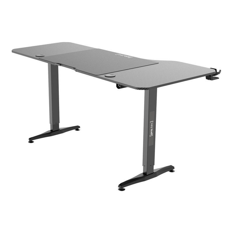 Bureau Elektrisch Verstelbaar – Zit Sta Bureau – Werkplek Meubel – Stevig Tafel – Verstelbare Werktafel – Met Geheugenfunctie – 160x75 cm Aluminium Frame – Draagkracht 80 kg