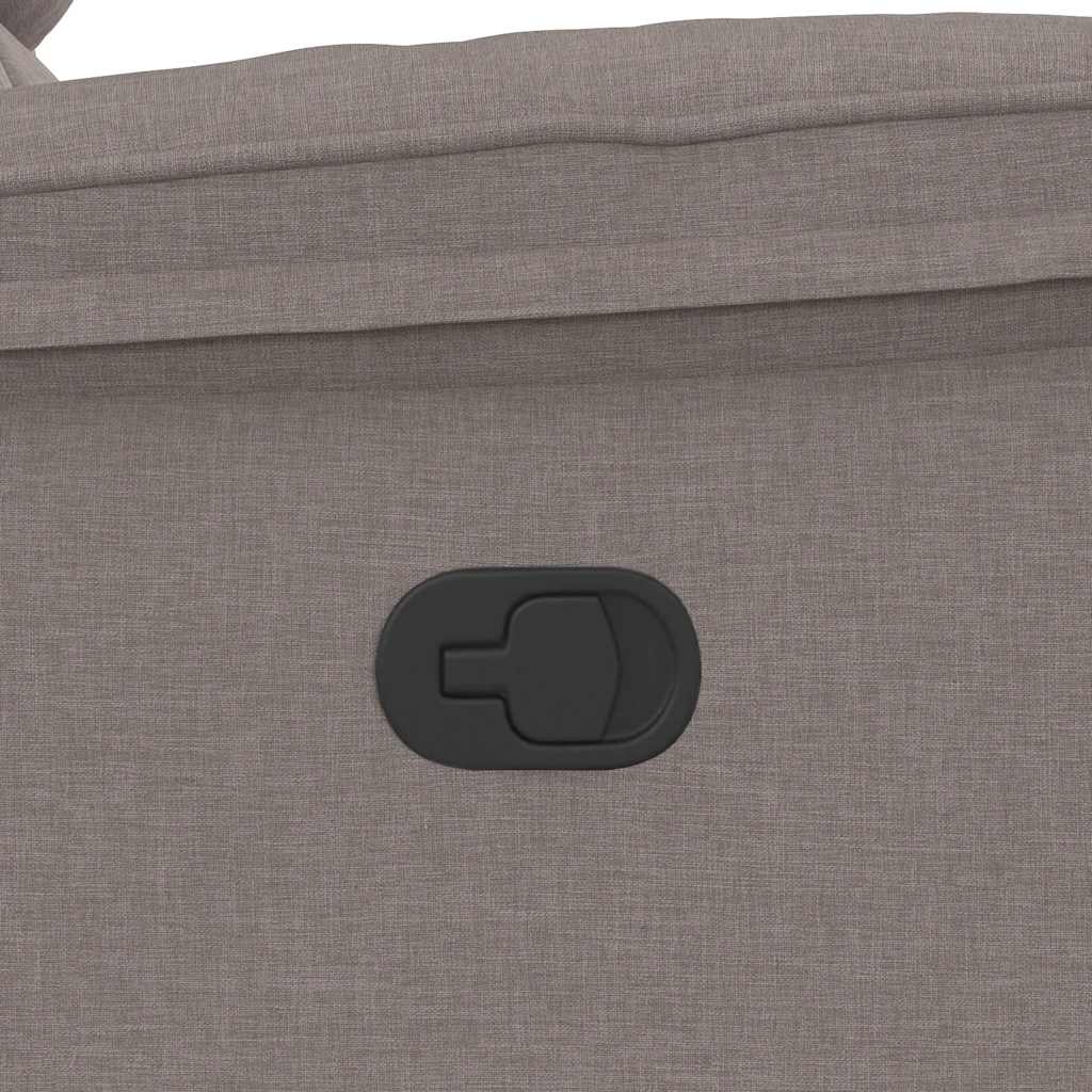 Verstelbare Massagestoel – Massagestoel – Ergonomische Stoel – Relaxstoel – Thuismassage – Taupe – 6 Vibratiepunten – Handmatige Verstelling Tot 135°