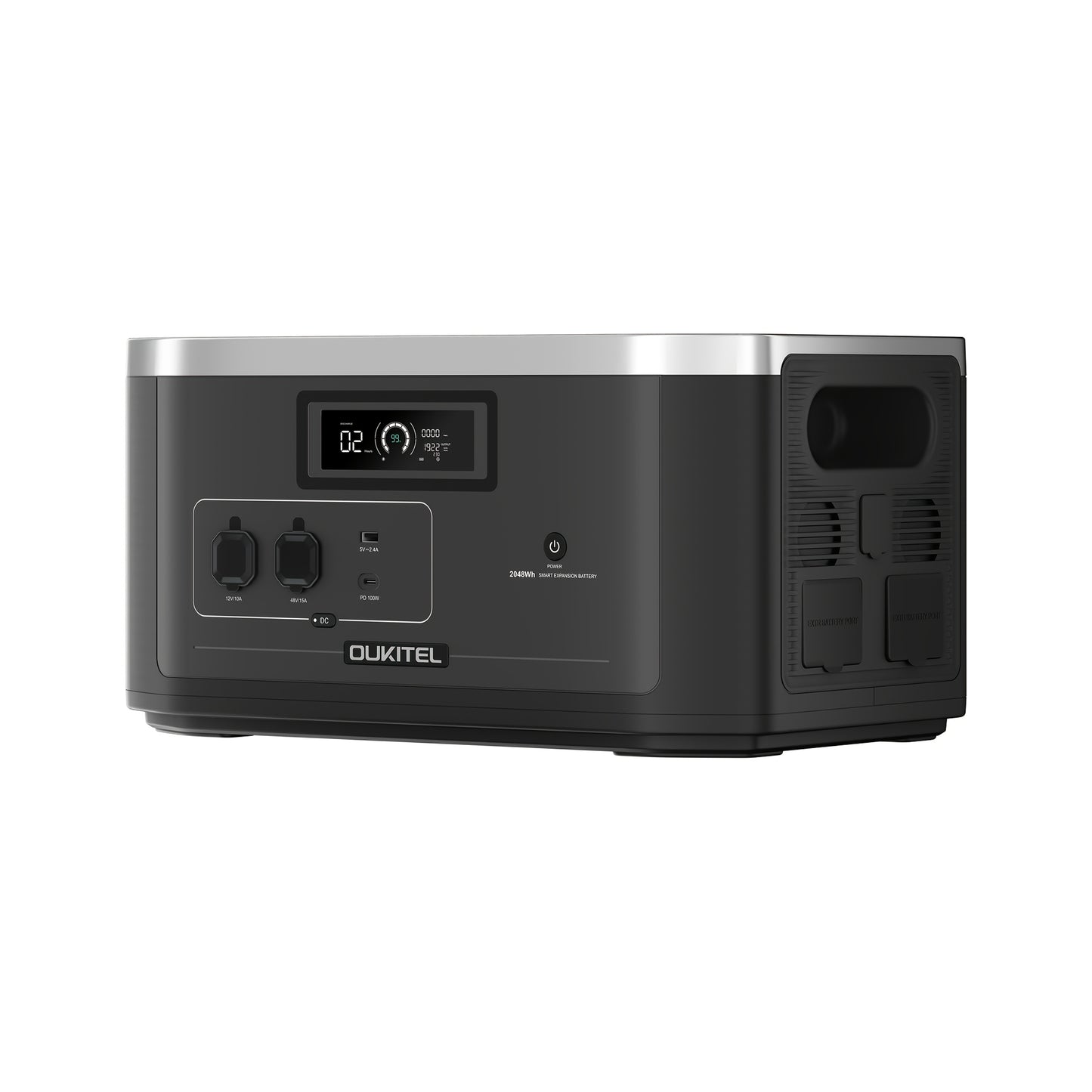 Powerstation – Draagbare Generator – Energiecentrale – Noodstroomvoorziening – Draagbare Accu – 2048Wh Capaciteit – 2200W Continu Vermogen