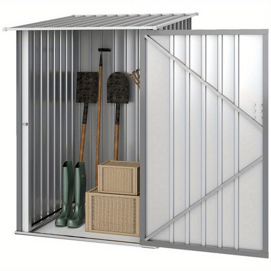 Detachable storage, garden house, outdoor garden shed cabinet - suitable for backyard outdoor area, Tool Storage, Compact Design, Weatherresistant Storage, Heavyduty Storage, Metal Shed, Storage Box, Utility Storage, Diy Enthusiasts