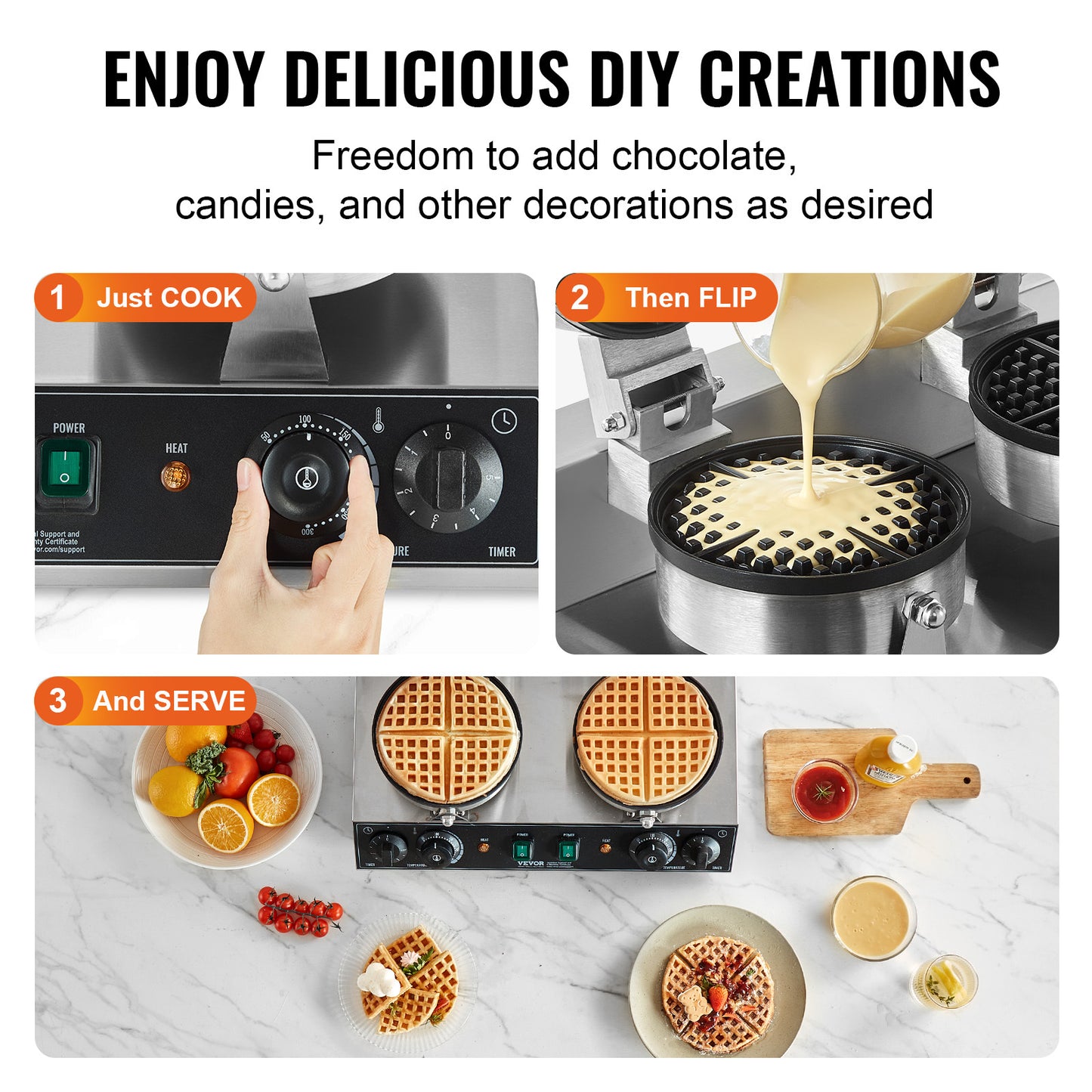 Crepemaker – Pannenkoekenmaker – Crêpe Maker – Pancake Maker – Bakplaat – 40 cm – 3000W Roestvrij Staal