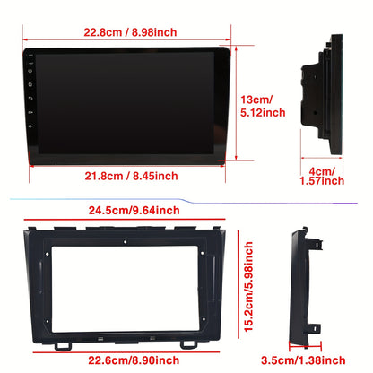 Android Autostereo – Universele Autoradio – Multimedia Speler – Navigatiesysteem – Inbouw Auto Stereo – 9 Inch IPS Touchscreen – AHD Achteruitrijcamera & Android 15