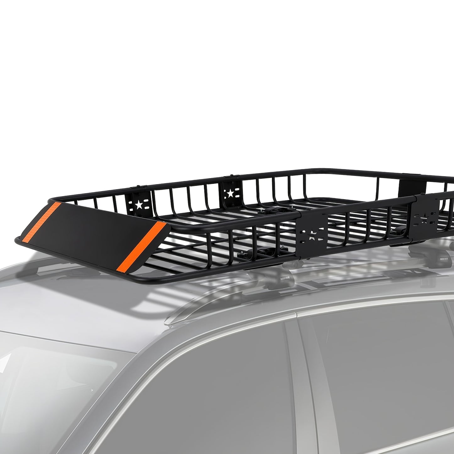 Dakkofferdrager – Dakdrager – Dakraildrager – Autodakdrager – Bagagedrager – Verstelbaar 129,5x91,4x12,7 cm – Zwart Metalen Frame – Max. 90 kg Draagkracht