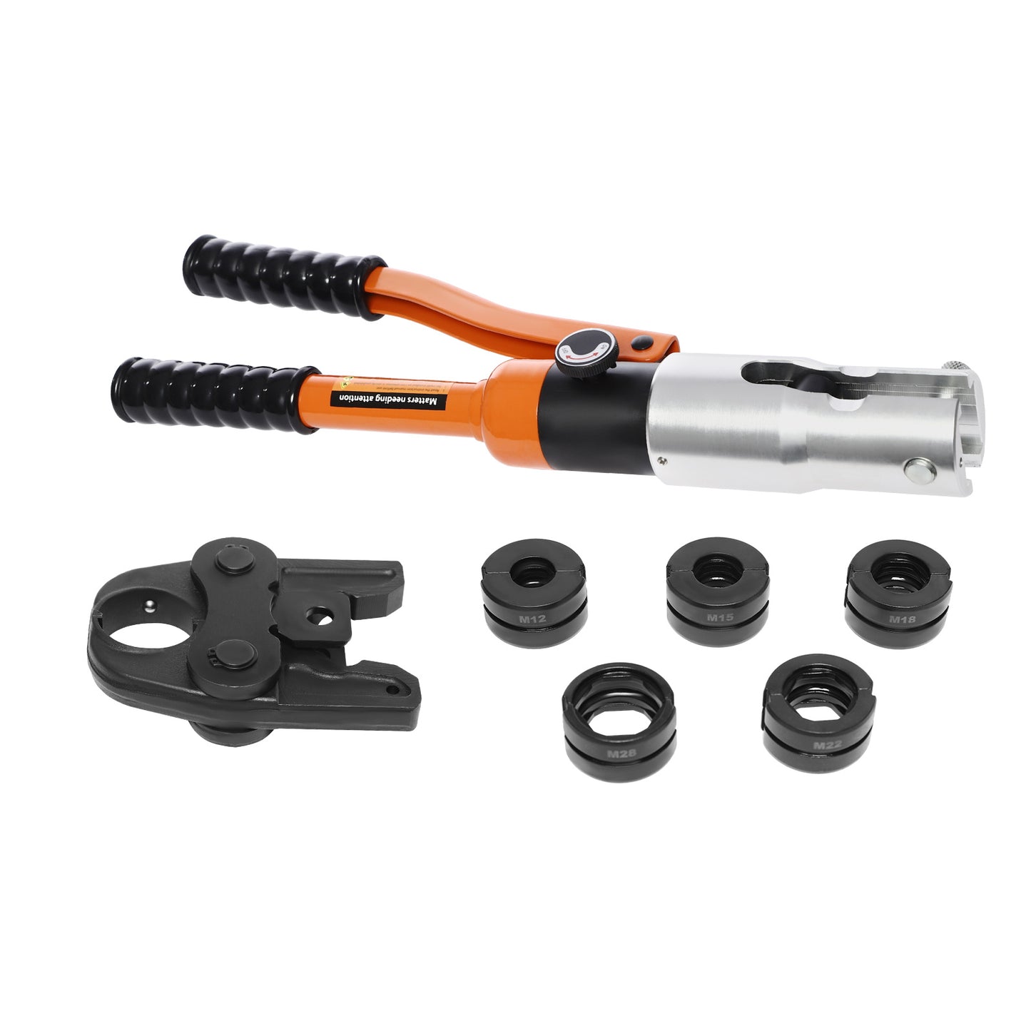 Professionele Perspincet – Pers Tang – Krimptang – Hydraulische Krimptang – Persgereedschap – 360° Draaibaar Hoofd – Voor Koper- en RVS Leidingen