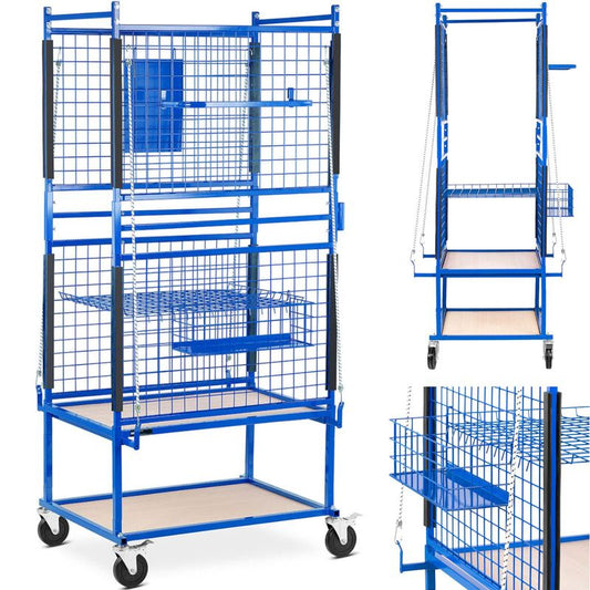 Trolley – Werkplaatswagen – Opbergtrolley – Rolkoffer – Carrosserietrolley – Stevige Stalen Constructie – Draagvermogen 220 kg