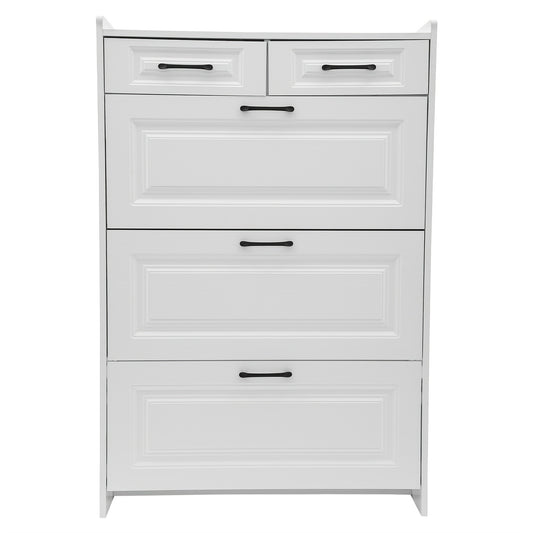 Schoenenkast – Schoenenrek – Schoenenopberger – Halmeubel – Schoenenbank – Wit Hout – 16-20 Paar – Ruimtebesparend Design