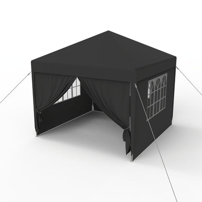 Partytent – Feesttent – Tuintent – Paviljoen – Evenemententent – 3x3m 3x6m 3x9m – Waterdicht PE Zeildoek – Stabiel Geverfd Stalen Frame