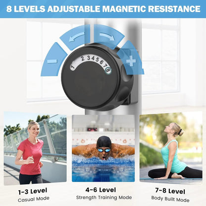 Crosstrainer – Elliptische Trainer – Fitnessapparaat – Hometrainer – Elliptical Trainer – Magnetische Weerstand – Compact En Stabiel Frame
