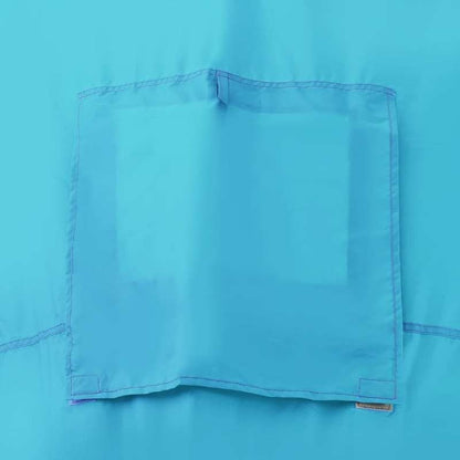6-Persoons Campingtent – Bivak Tent – Kampeertent – Outdoor Tent – Backpack Tent – Lichtgewicht PVC – Hexagonaal Design – Blauw-Wit Gestreepte Binnenkant – Duurzaam Met Stabiele Stokken
