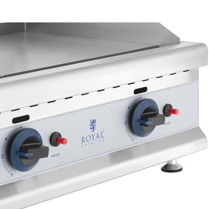 Dubbele Gasgrill – Gasbarbecue – Grillplaat – Outdoor Grill – Professionele BBQ – RVS Grillplaat – Instelbare Temperatuur 50-300°C – 2x 3100W Vermogen