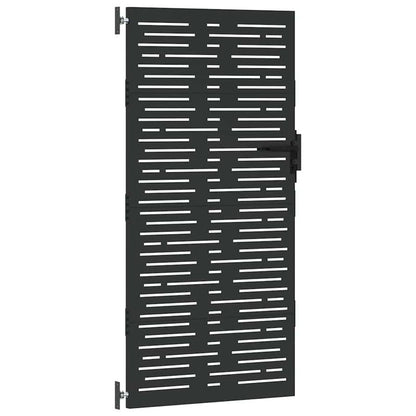 Poort – Tuinpoort – Schuttingdeur – Tuinschutting – Hekwerk – Metaal – Cortenstaal Vierkant – 85x100 cm – Duurzaam – Weerbestendig