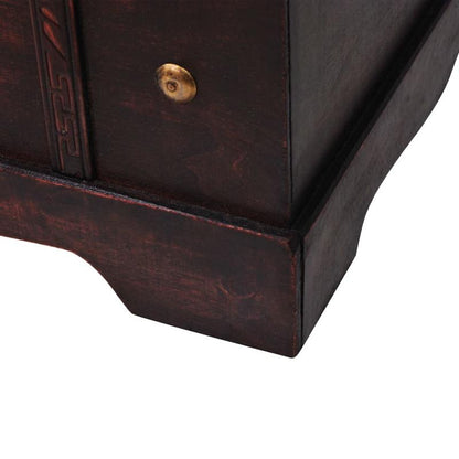 Houten Opbergkist – Opbergbox – Speelgoedkist – Opbergdoos – Opbergbak – Bruin Hout – Afmetingen 66 x 38 x 40 cm – Draagbaar Met Handvatten