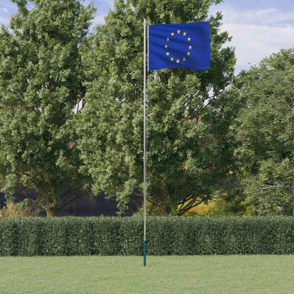 Vlaggenmast – Vlaggenstok – Vlaggenstokhouder – Vlaggenmast Aluminium – Europese Vlag – 6,23 Meter Hoog – Duurzaam Aluminium – Weerbestendig & Eenvoudige Montage