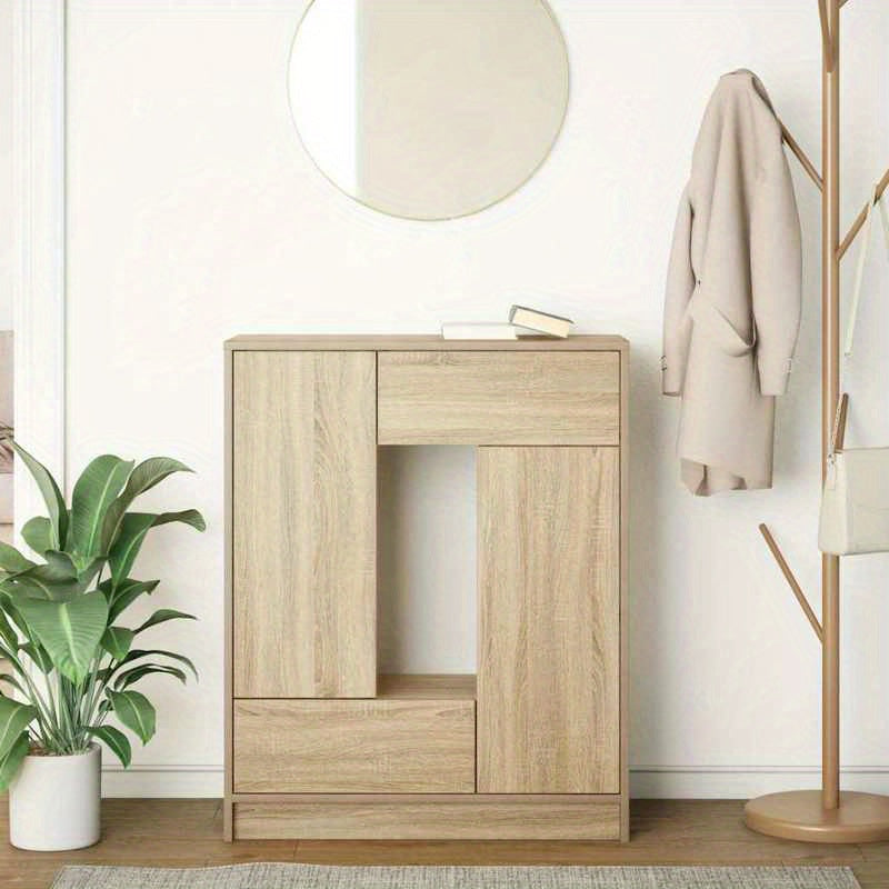 Dressoir – Kast – Opbergkast – Ladekast – Buffetkast – Hardhouten Sonoma Eik – Compact 73x31x90 cm