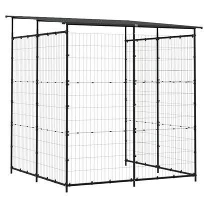 Fietsenstalling – Fietsberging – Fietsenhok – Fietsgarage – Tuinschuur – Roestbestendig Staal – Compact 190x190x222 cm Zwart