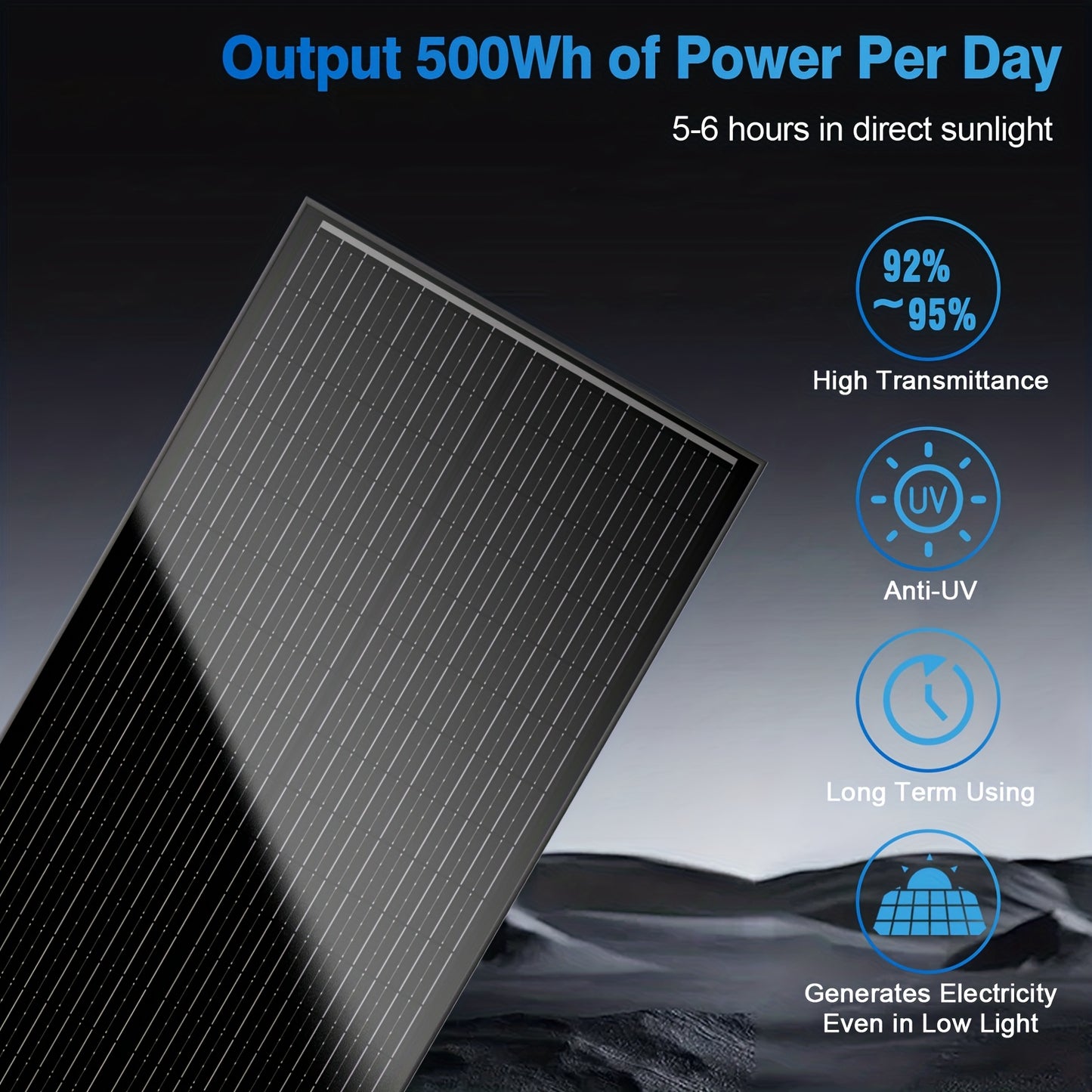 200W Zonnepanelen – Zonnepaneel Set – Monokristallijn Paneel – Photovoltaïsch Module – Batterijlader – Half-cut Technologie – 25,5% Hoog Rendement – 2x 100W 12V Systemen